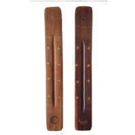 Wooden Incense Tray | Single-Stick Holder