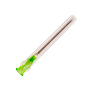 Sterile needle with luer fitting