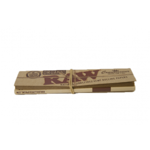 RAW Organic 1 1/4 Size Connoisseur Cartine e Filtri